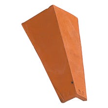 Angled hip tile without interlock Burnt Red