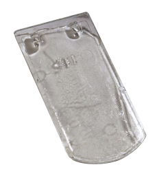Tuile en verre PLATE 16x38 Doyet main product photo